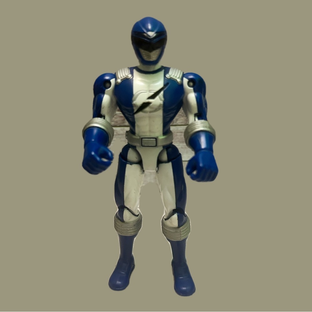 Power Rangers Bandai 2006 Operation Overdrive Dax Lo Blue Ranger